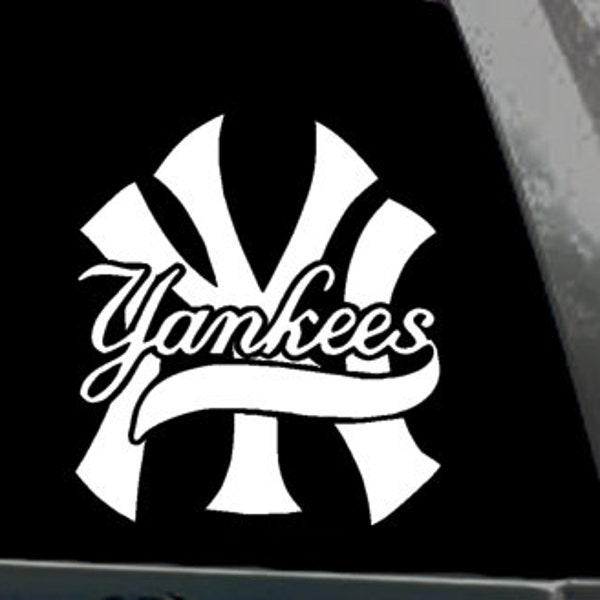 Yankees Decal Etsy