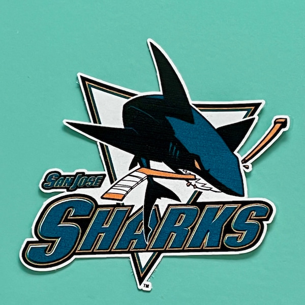 San Jose Sharks Vinyl Decal Sticker Peel and Stick