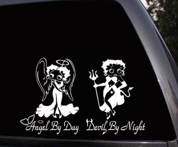 Car Graphic Betty Boop Devil Vinyl Car Decal,Car Sticker 