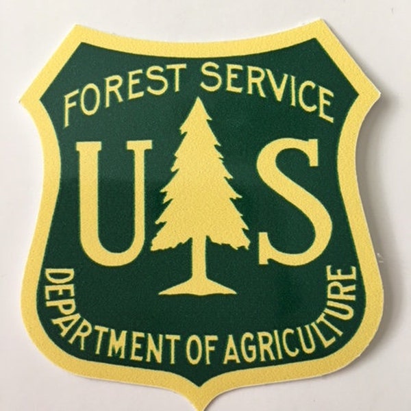 Us Forest Service Sign Etsy