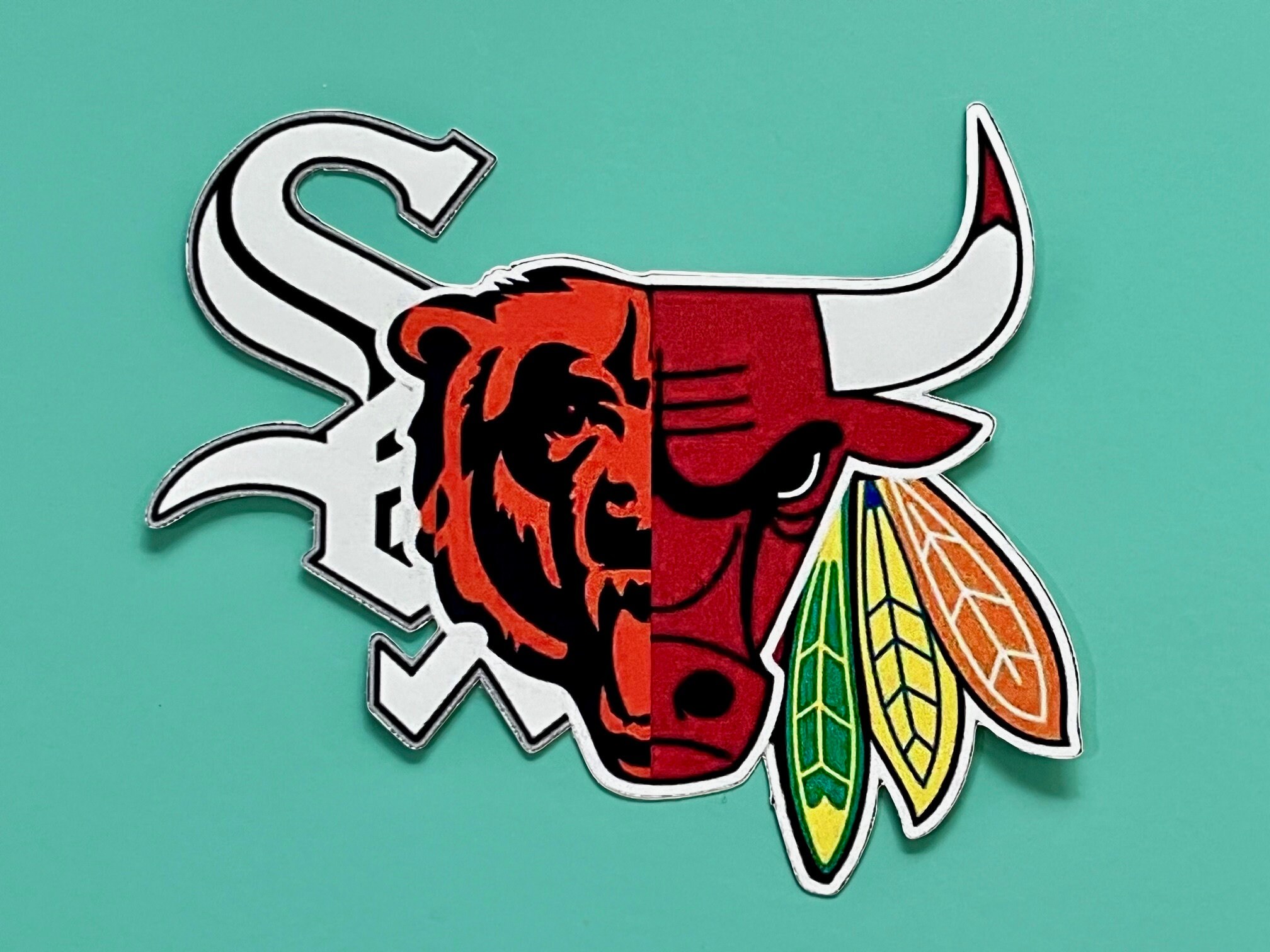 Chicago Bears Chicago Bulls Chicago Cubs And Chicago White Sox Shirt -  NVDTeeshirt, image size:2016x1512