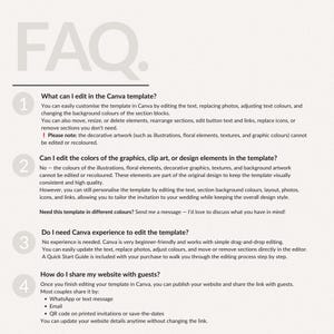 Canva Wedding Website Template for Destination Wedding, Destination Wedding Website with Rsvp Trackable, Rsvp Wedding Website image 10