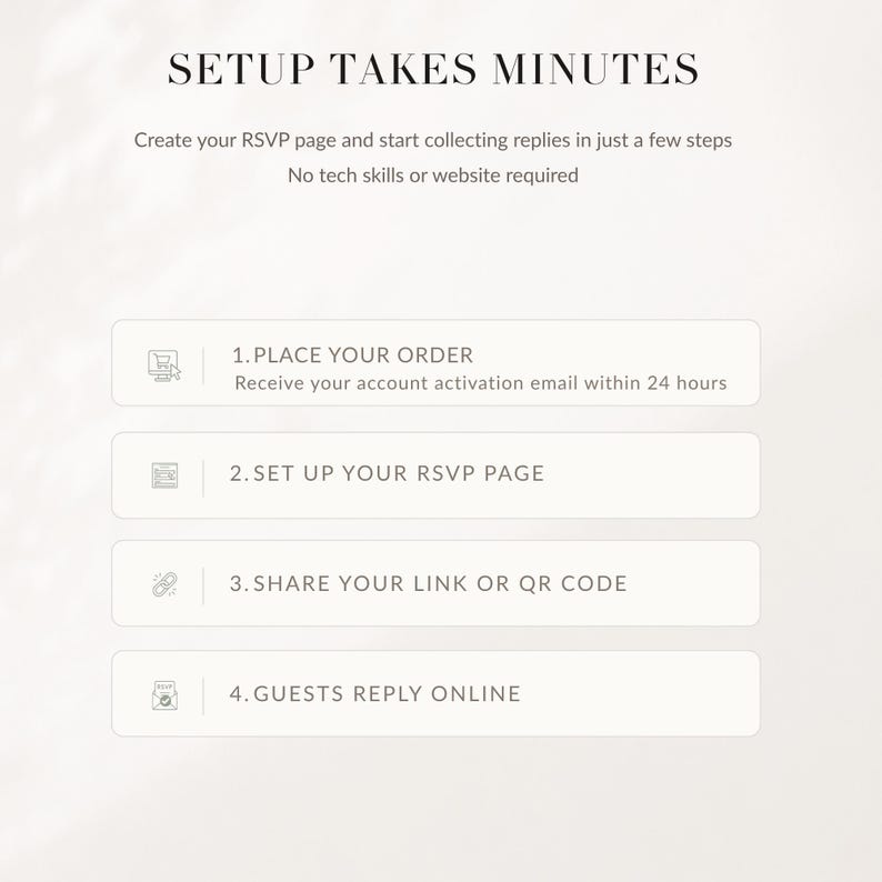Wedding RSVP Page, Online Wedding Rsvp Form & Guest Tracker, Digital Wedding RSVP Link, Wedding RSVP Website image 7