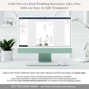 Destination Wedding Invitation Suite Template, Tropical Wedding Invitation Suite, Palm Tree Wedding Invitation, Beach Wedding Invitation Set image 8
