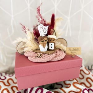 Personalisiertes Hochzeitsgeschenk | Hochzeitsbox | Box für Geldgeschenk | Boho Wedding Traubogen | Hochzeitsgeschenk | Geschenkidee Ehepaar