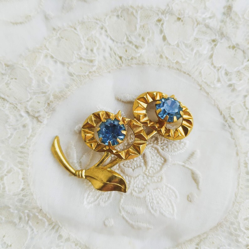 Vintage Flower Brooch Vintage soviet brooch