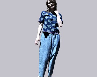DANA CHAMBRAY PANTS