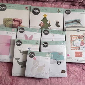 Sizzix dies bigz plus, bigz XL, bigz L, bigz