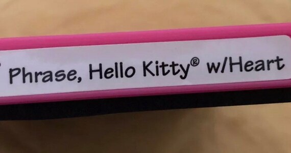 Download Free Hello Kitty Dies Sizzix Phrase Hello Kitty W Heart Rare Die Etsy SVG Cut Files