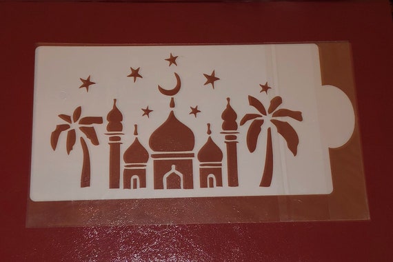 Cake Decoration Stencil Cake Topper Stencil Arabian Night Etsy