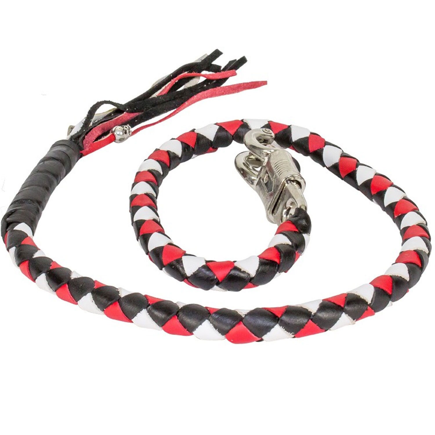 leather motorcycle get back whip