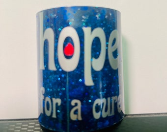 Type 1 Diabetes Hope for a Cure pencil earring desk accessory