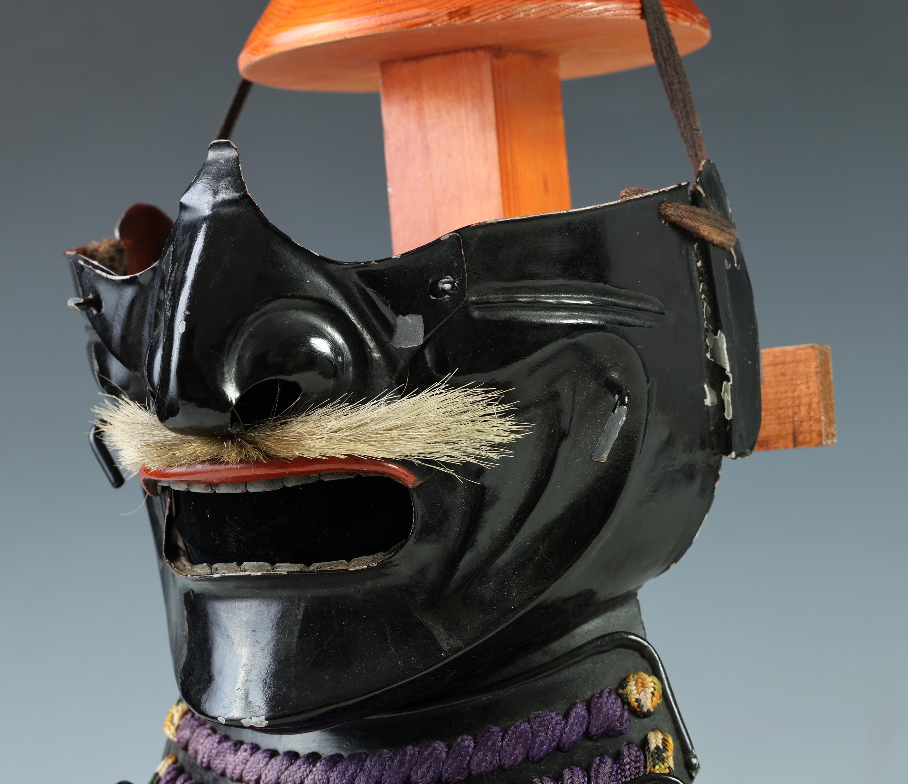 【着用可能】手作り　武具　鎧兜　甲冑　等身大　半頬　面頬　mempo mask m50877939241_1.jpg?1752182097