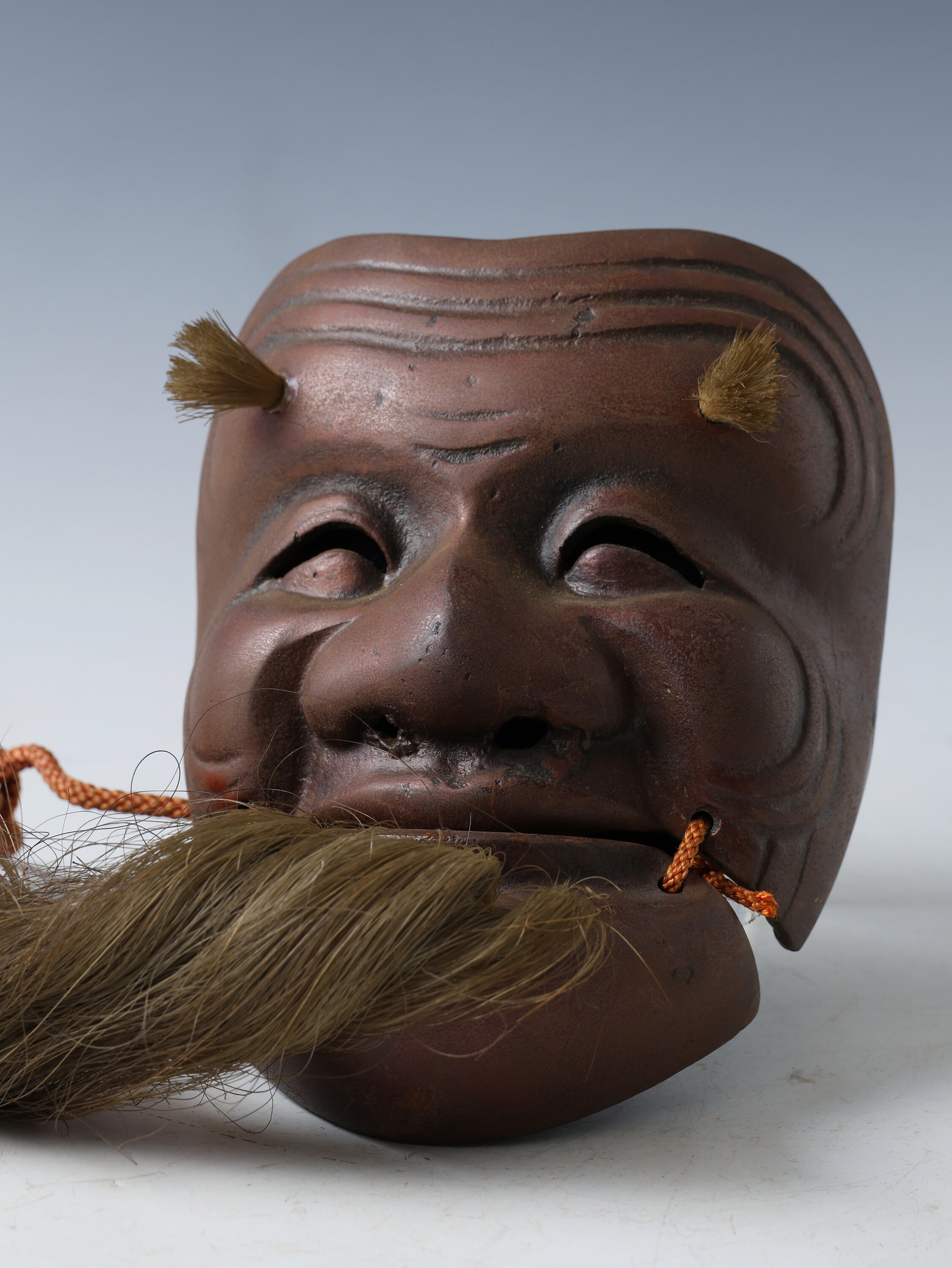 ヴィンテージ 日本製 鉄製 能面 翁 昭和初期（木箱付き） - Etsy 日本