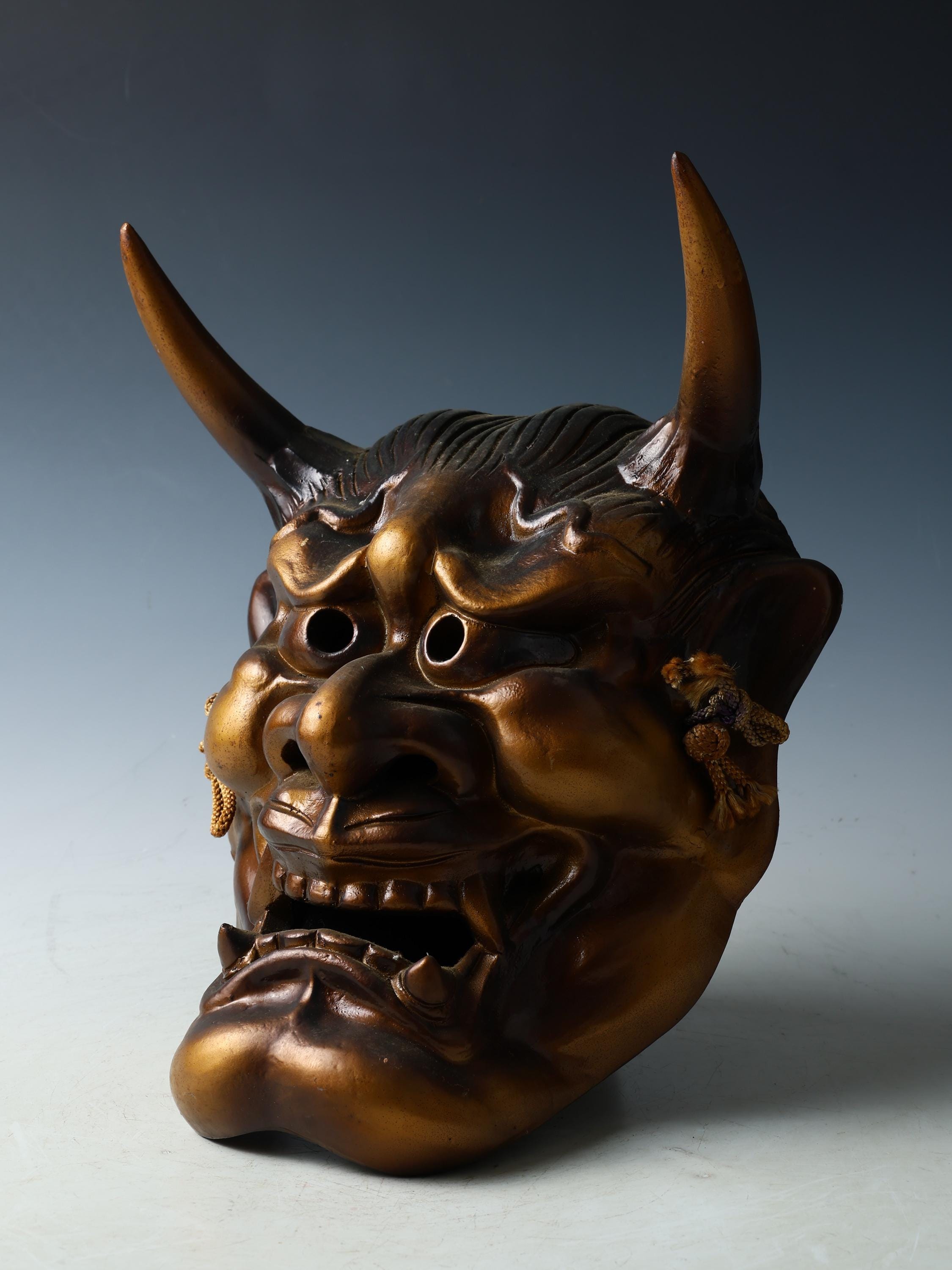 Japanese Ceramic Noh Mask Hannya -jealousy Woman- 般若 Very Heavy