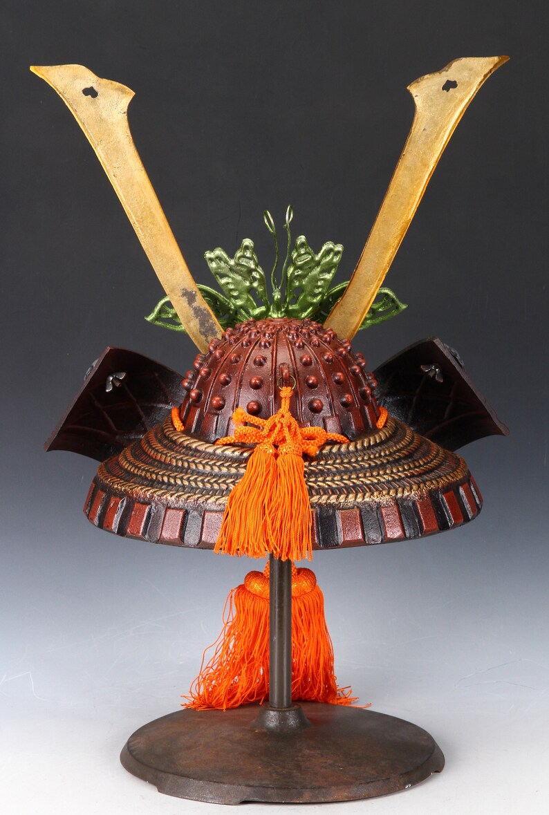 Casque japonais de papillon de samouraï de cru Pas de casque Etsy
