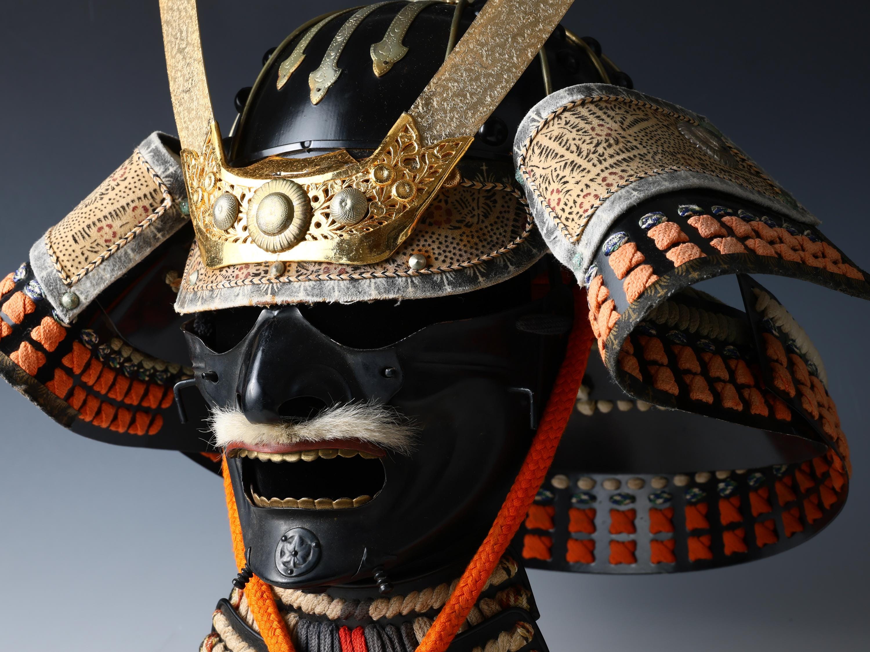 日本の古いヴィンテージ侍用兜（マスク付き） -丸竹光忍製品- - Etsy 日本