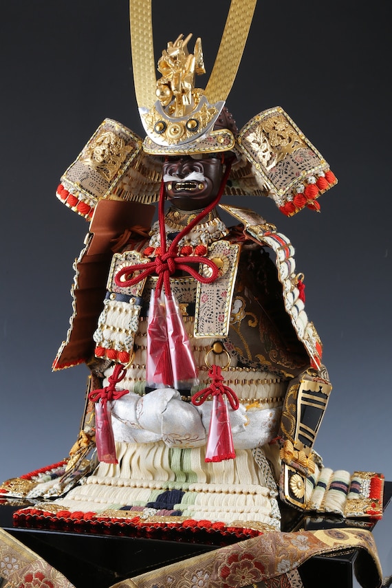鎌倉金箔風 ヴィンテージ サムライ人形 置物 - Etsy 日本