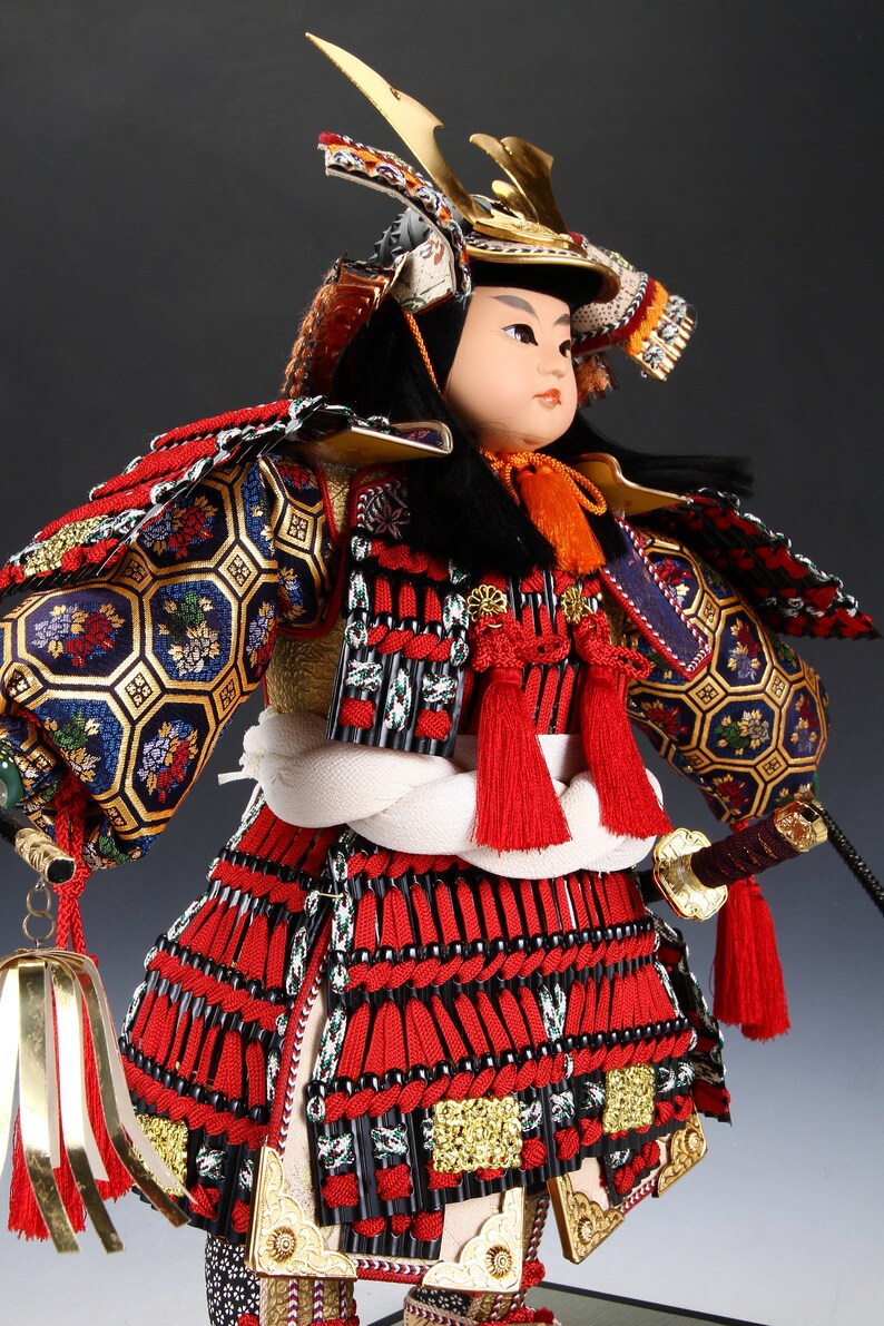 Vintage Japanese Samurai Doll the Little General Spear Etsy