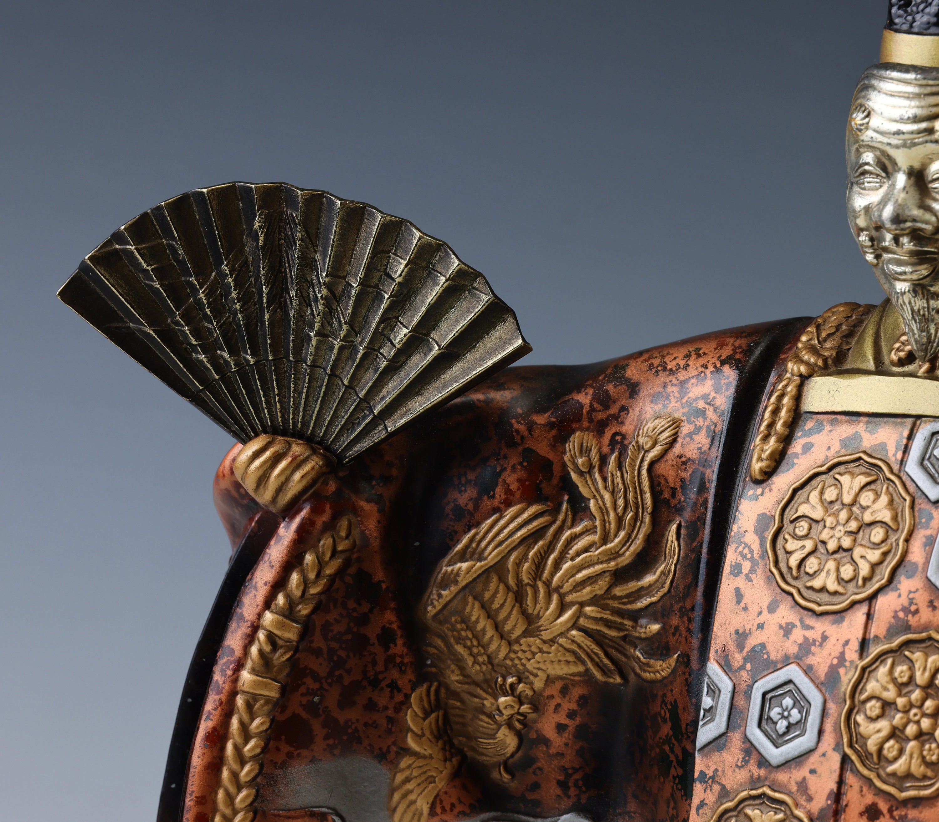 Japanese Noh doll京都 能人形 狂言 歌舞伎 翁 木製彫刻