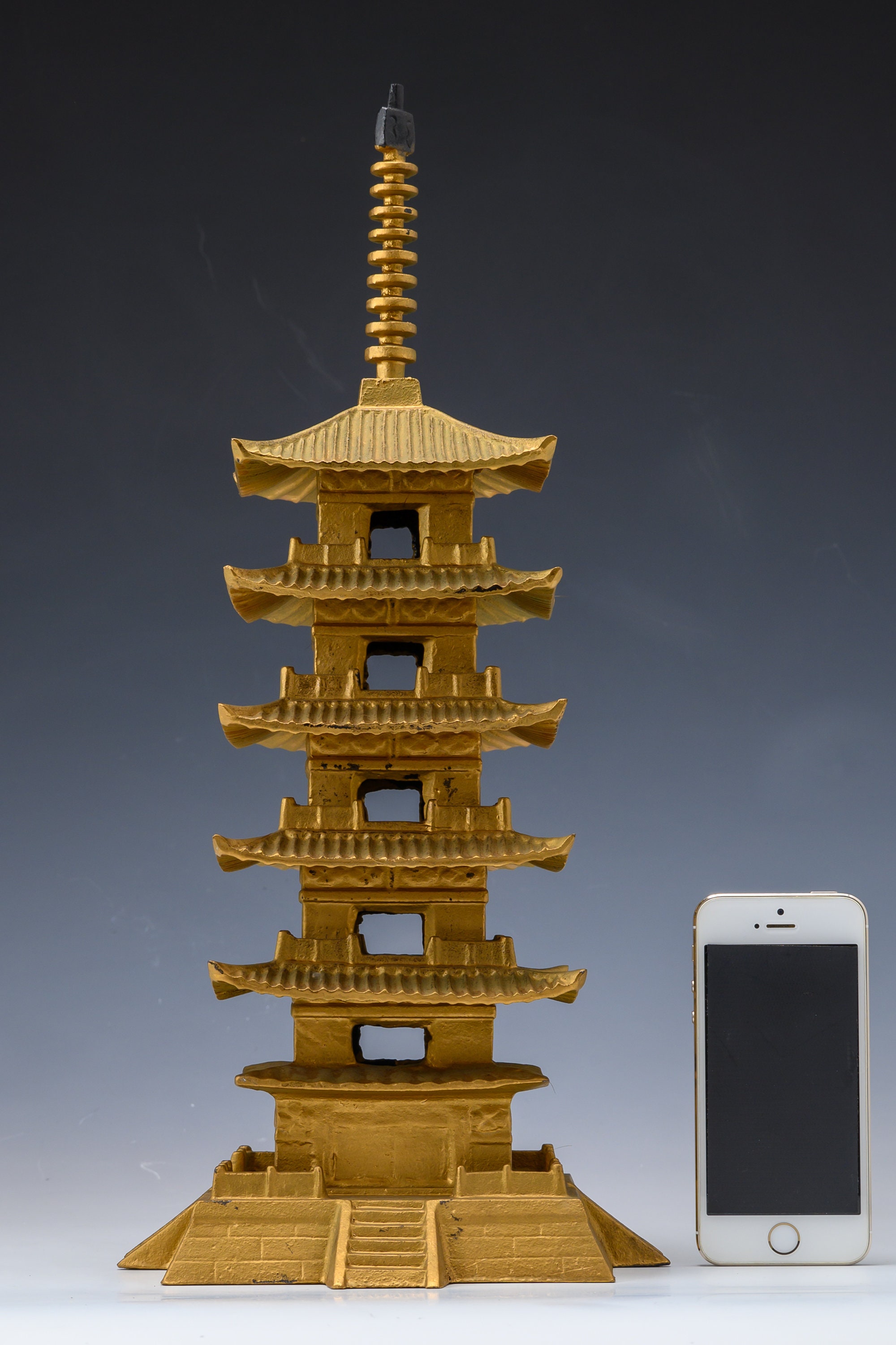 Japanese Vintage Metal Figure Five Story Pagoda 五重塔 - Etsy