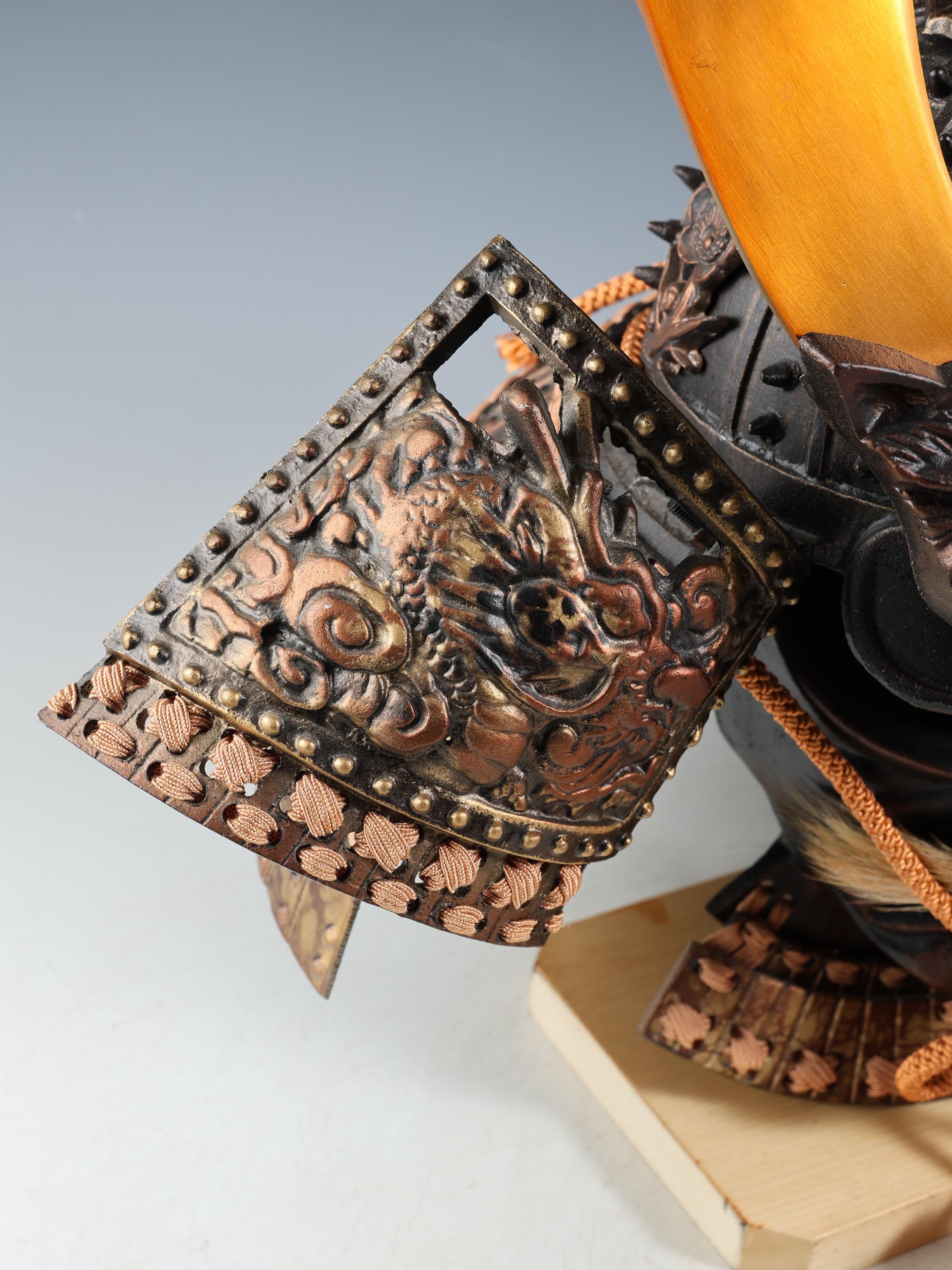 素敵なヴィンテージの日本の侍兜カブト -入手困難な商品- 源氏スタイル - Etsy 日本