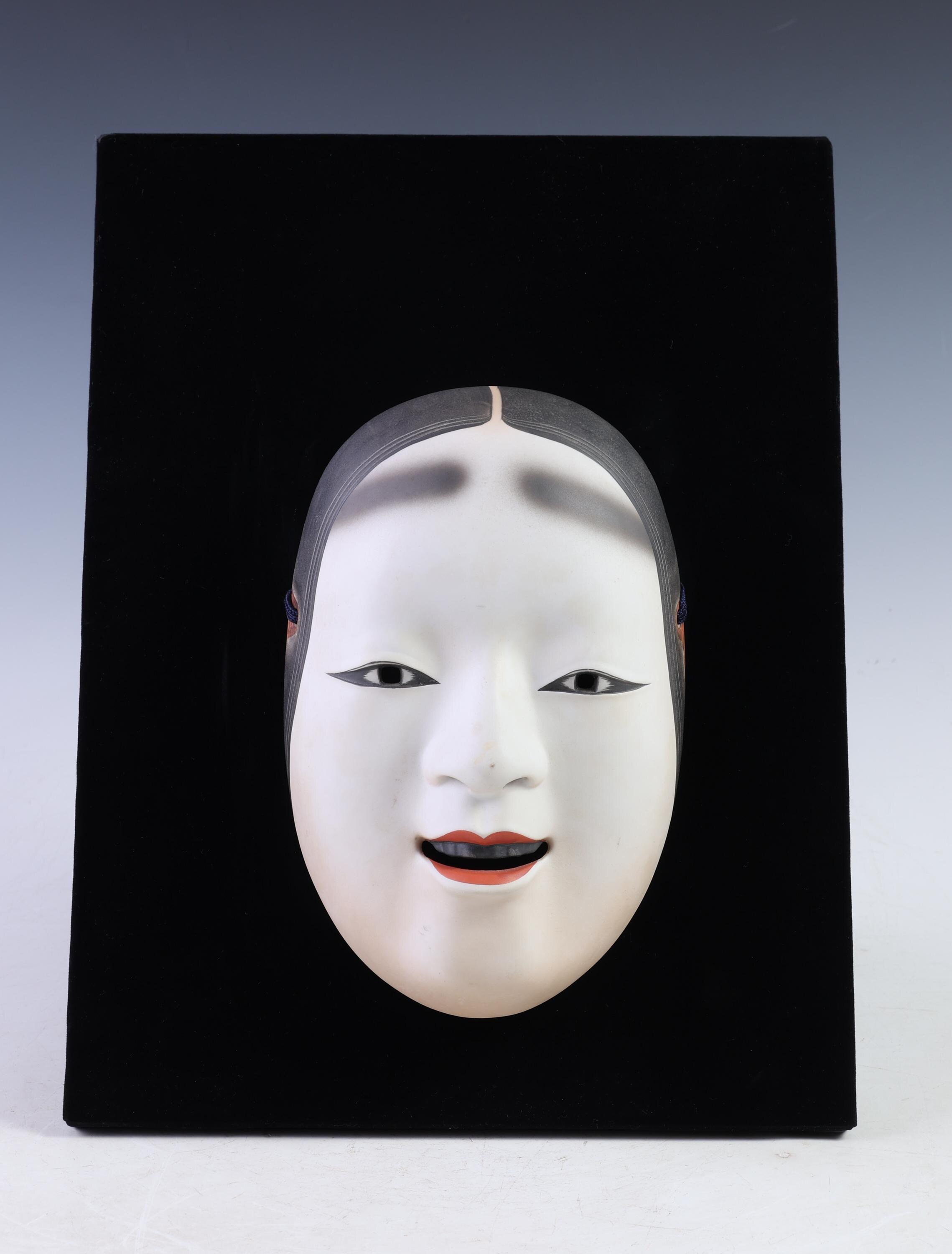 日本製ヴィンテージ陶器能面 小面（こおもて） -マスクと額縁- - Etsy 日本