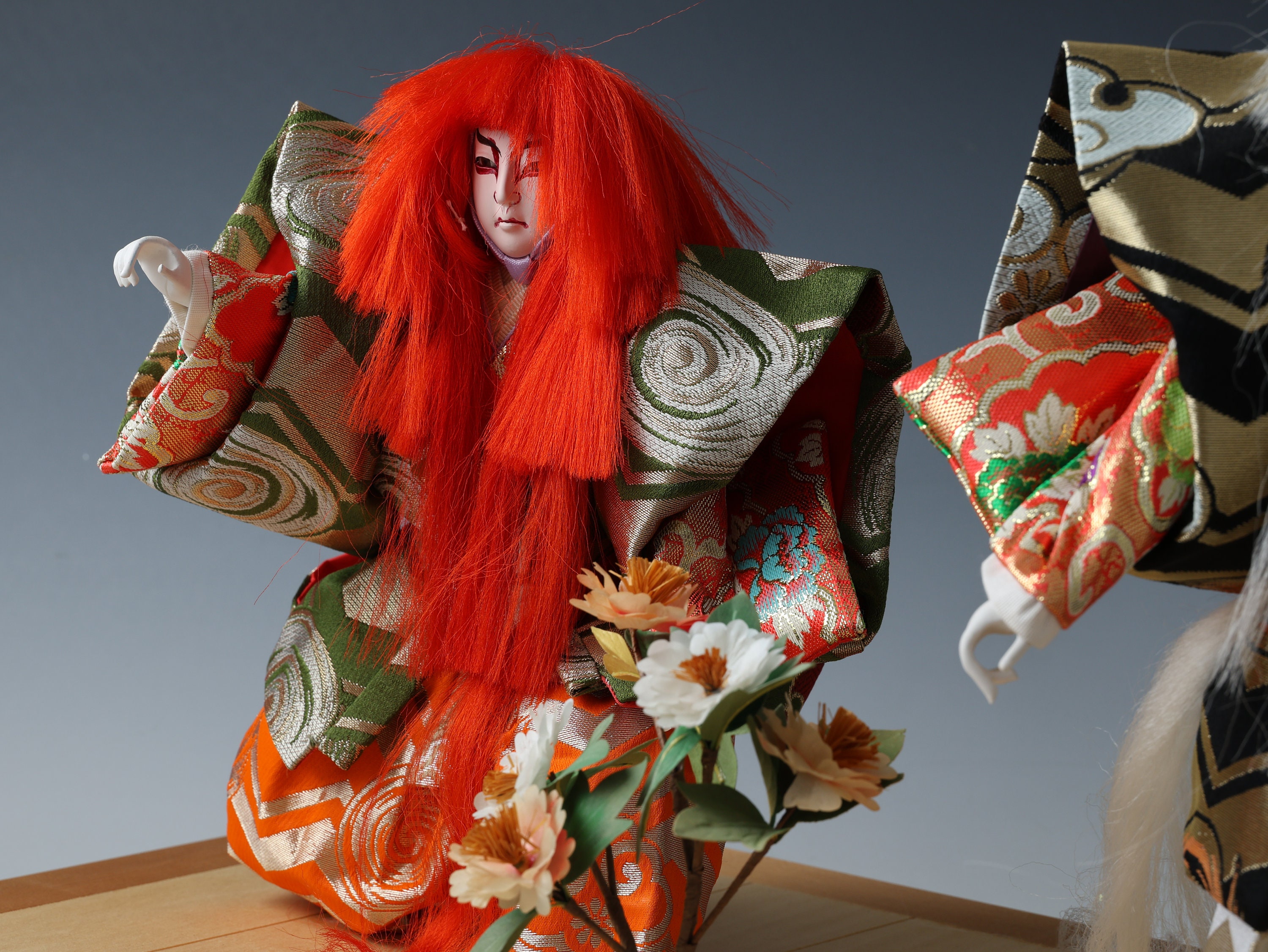 日本の歌舞伎人形 - 連獅子、ヴィンテージ昭和時代 - Etsy 日本