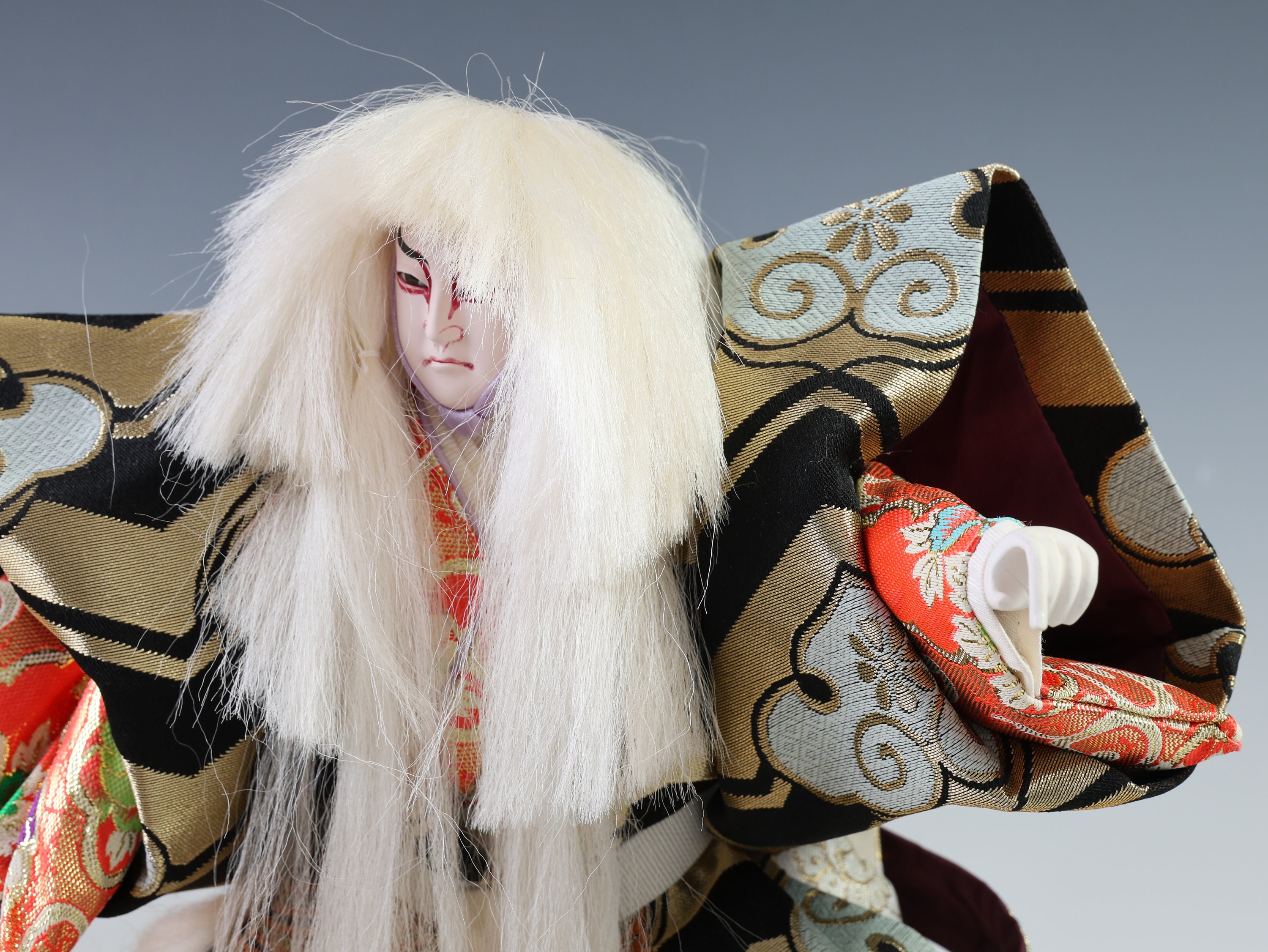 小出愛 作 「連獅子」久月監修 歌舞伎 能 紅白 伝統工芸 日本