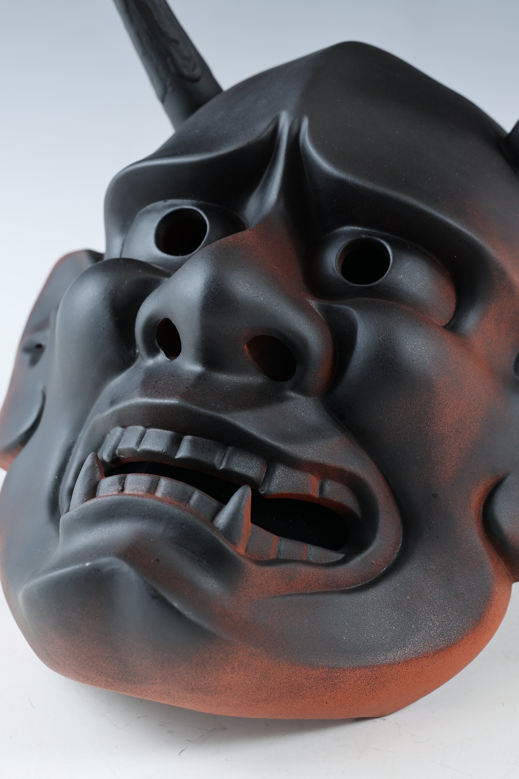 陶芸能面 般若 -嫉妬の女- 般若 鬼対馬 - Etsy 日本