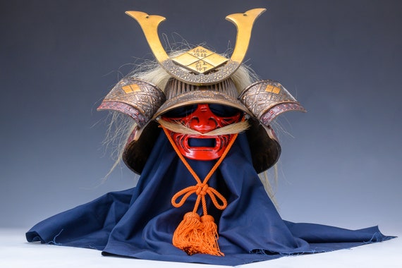 Amazon.co.jp: レトロな日本の甲冑侍モデル、ミニチュア黒田長政