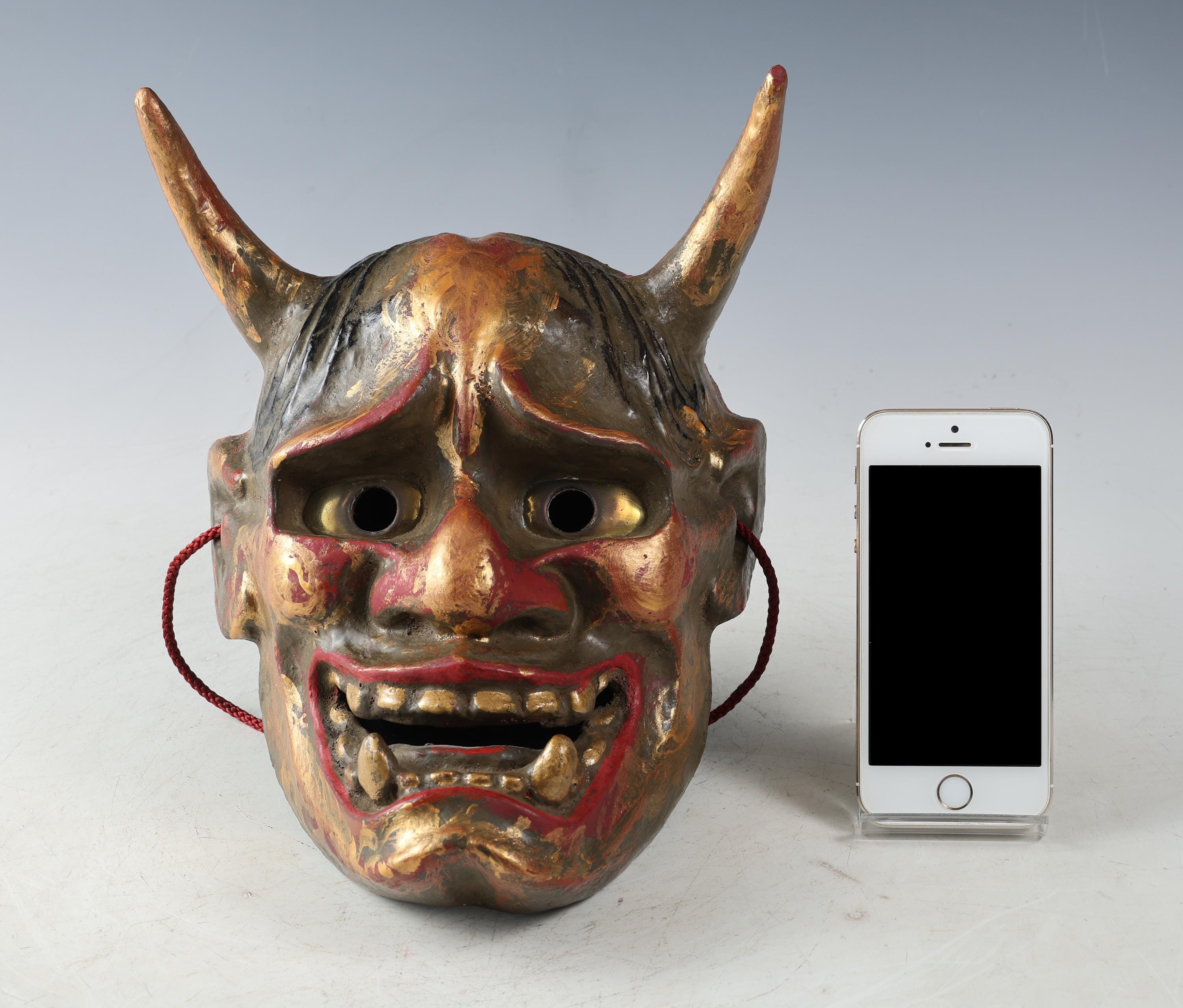 Japanese Noh Mask Hannya Paper Clay Nice Product Tsushima - Etsy