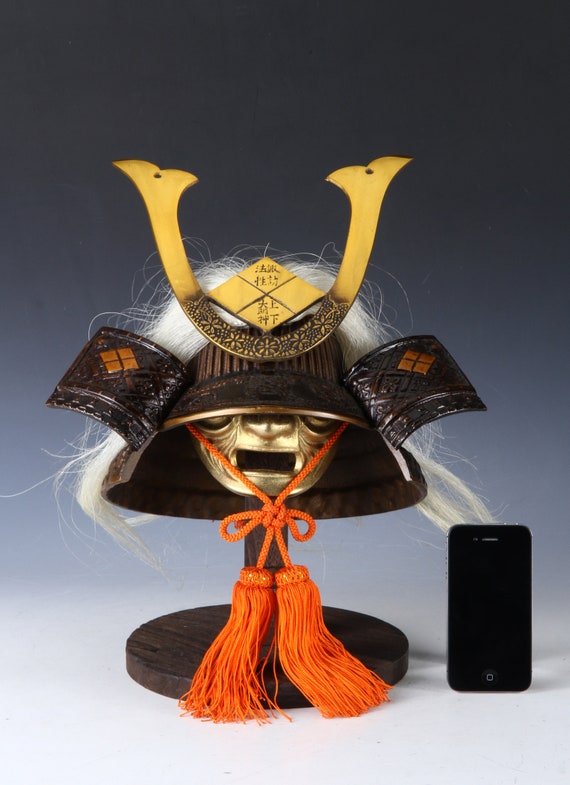 Showa Japanese Samurai Middle Size Helmet -takeda Shingen Showa Japanese Samurai Middle Size Helmet -takeda Shingen
