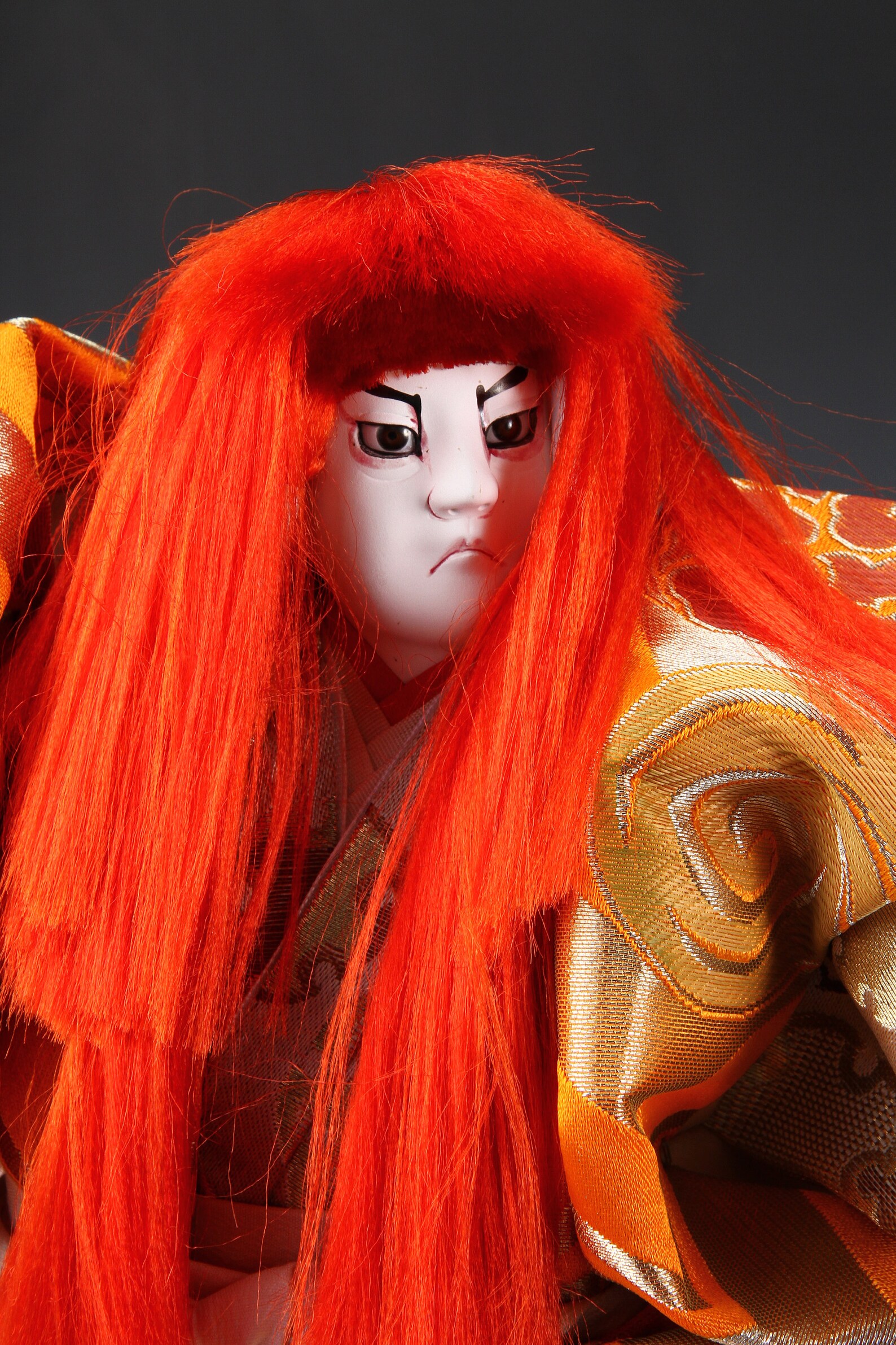 Japanese Vintage Kabuki Doll Ren Jishi 2LEOS Kyugetsu Etsy