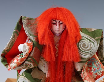 日本の美しい歌舞伎人形 -連獅子- 2LEOS 久月製品 - Etsy 日本