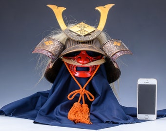 武具 Premium Samurai Kabuto Helmet Showa Japanese Samurai Kabuto Helmet - Takeda Shingen Style
