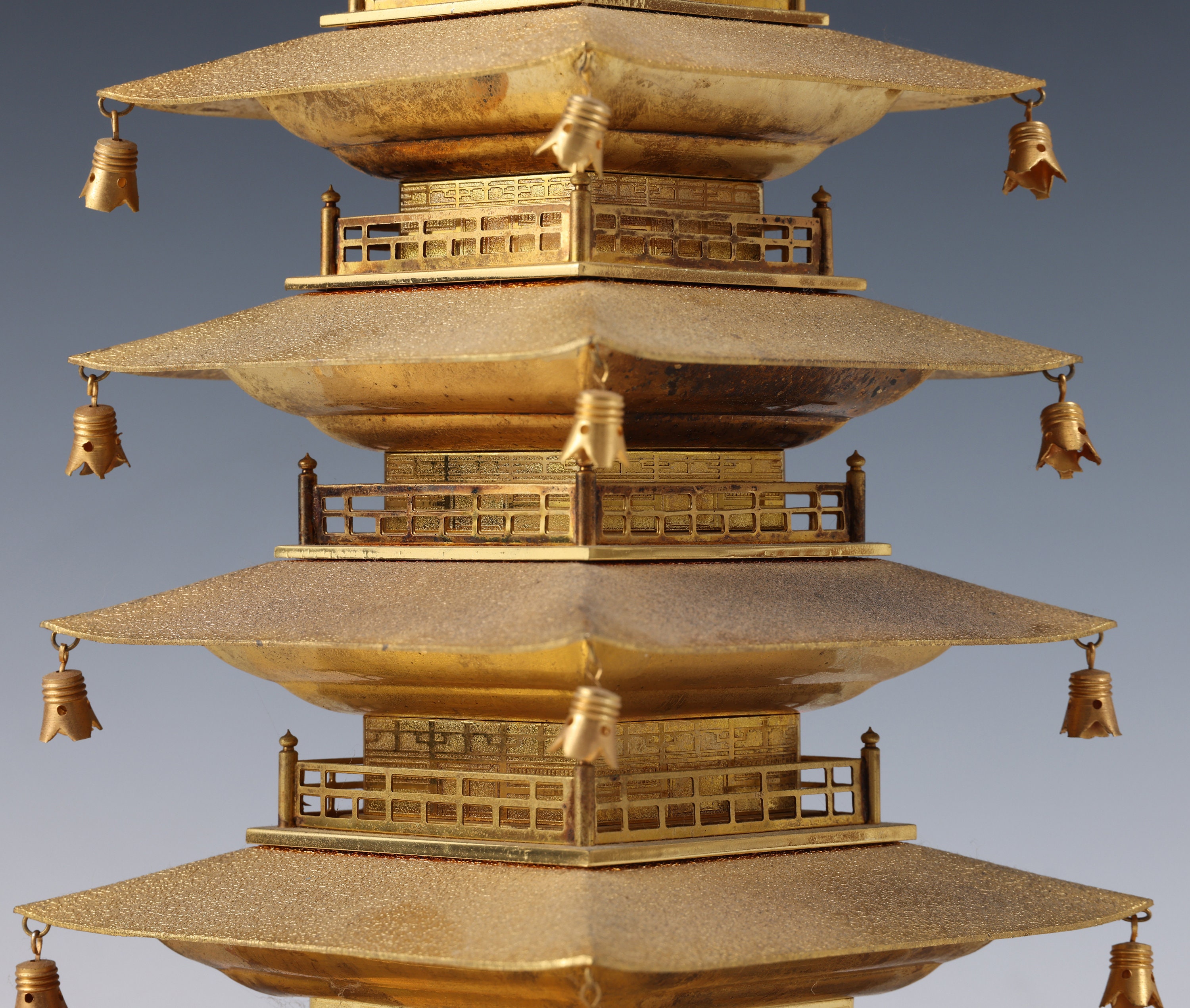 Japanese Vintage Brass Figure FIVE Storied PAGODA 五重塔 - Etsy