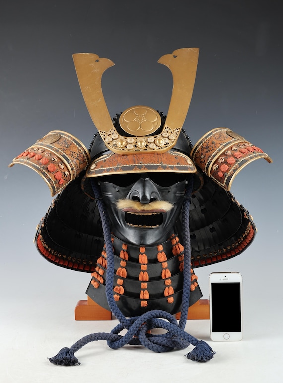 Japanese Samurai Wearable Kabuto Helmet With a Mask -marutake