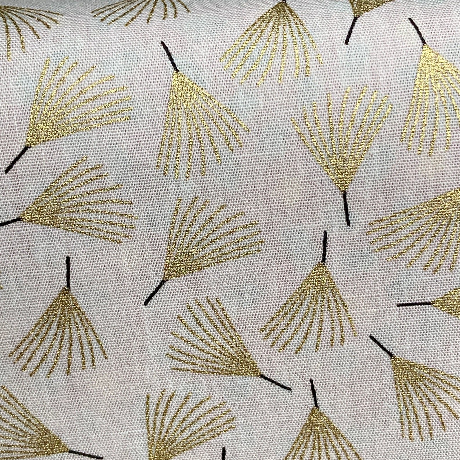 Ivory & Gold Tablecloth Christmas Metallic Gold 144cm Wide Etsy UK