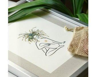 Original Pressed Floral Art