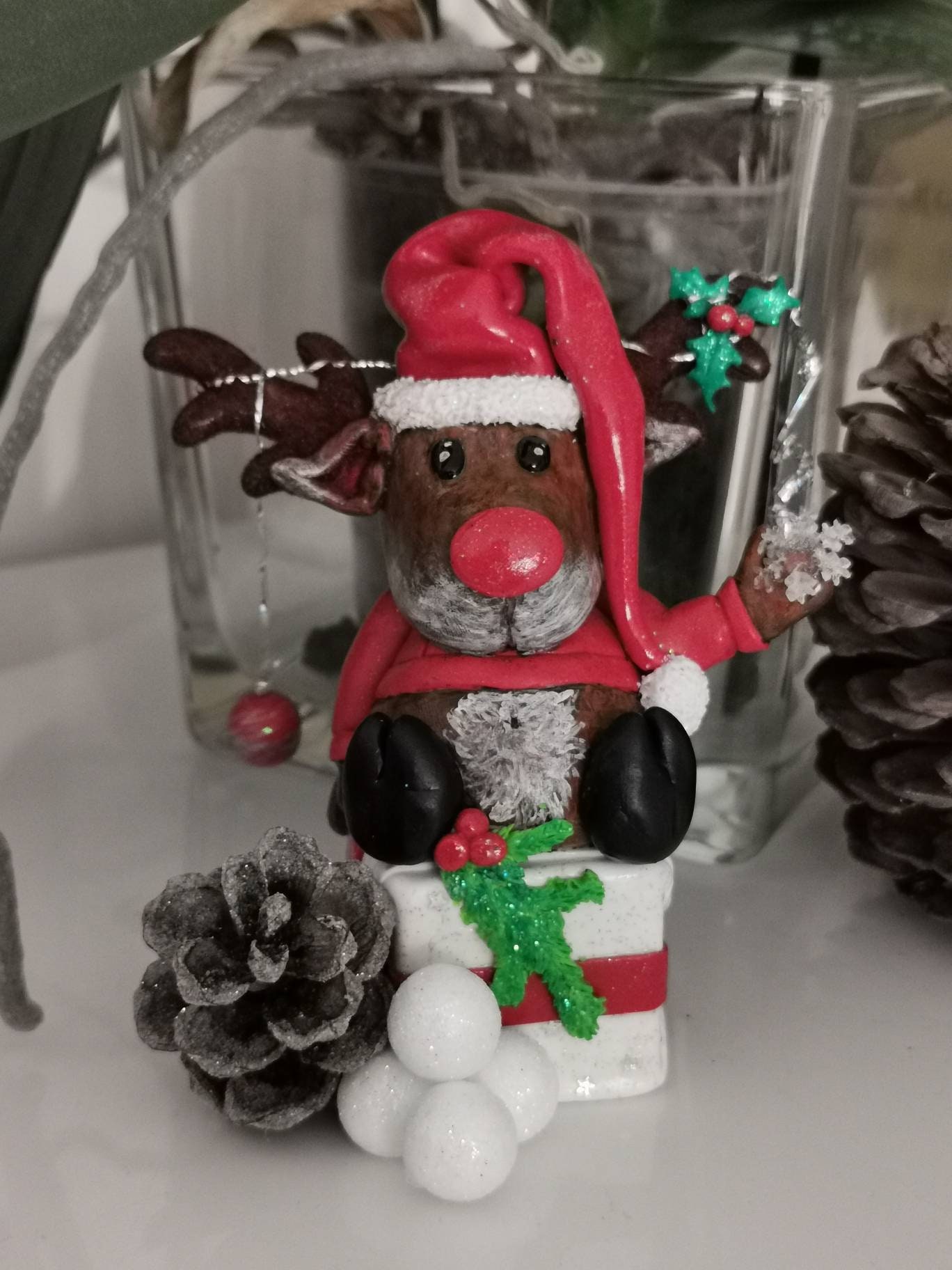 Décoration de Noël Renne Rudolphe