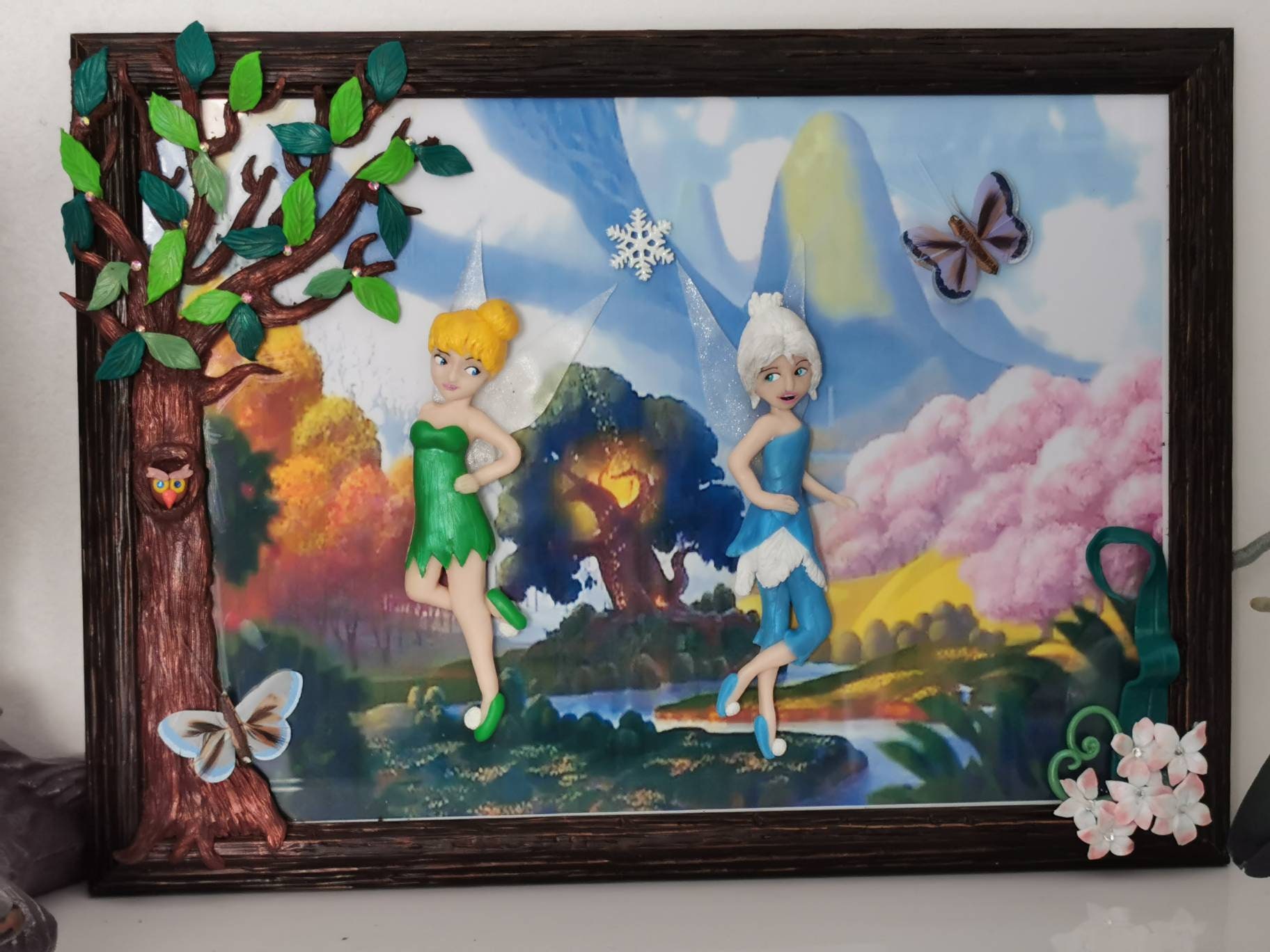 Cadre Thème Fée Clochette