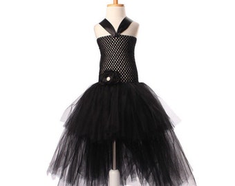 Black peacock tutu dress for girls age 1-12years | Halloween costume 2020 | free gift| Best Halloween dress costume for girls | black tutu