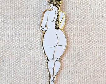 Cheeky Cake Hard Enamel Pin fun gift
