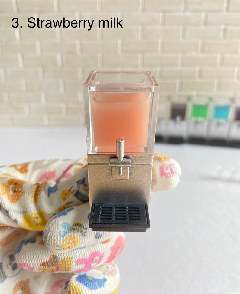 Miniature Drink Dispenser Drink Fountain Dispenser Dollhouse Etsy