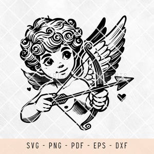 Cupid svg, cupid svg png, cupid svg files, valentines day, cute svg files, cupid arrow, svg files, svg files for cricut, valentines svg, png