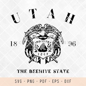 Utah, utah svg, us states, us states svg, us states outline, svg files for laser, svg files for shirts, svg files for cricut, outline, png