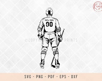 Hockey, hockey svg, hockey player svg, hockey skate svg, customizable gifts, svg files for laser, svg files for shirts, svg files for cricut