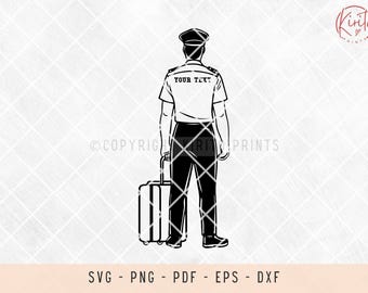 Piloto, regalos de piloto, regalos de piloto para hombres, piloto de avión, regalo personalizado, archivos SVG para láser, archivos SVG para camisetas, archivos SVG para Cricut
