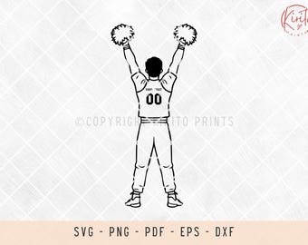 Cheerleader, cheerleader svg, cheerleader gifts, svg, png, male cheerleader, svg files for laser, svg files for shirts, svg files for cricut